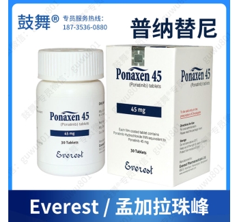 【孟加拉珠峰制药】普纳替尼/帕纳替尼Ponatinib（Ponaxen）
