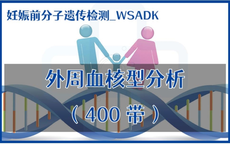 【妊娠前分子遗传检测】WSADK-外周血核型分析（400带）