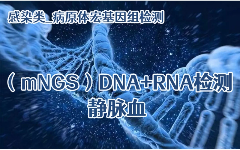 【感染类_病原体宏基因组（mNGS）DNA+RNA检测】静脉血