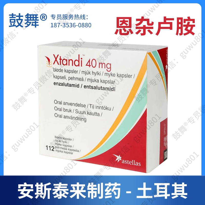 【日本安斯泰来】恩扎卢胺Enzalutamide（安可坦 Xtandi）土耳其