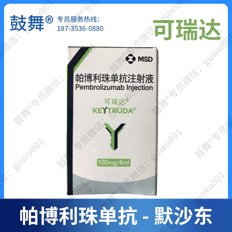 【原研-默沙东】帕博利珠单抗Pembrolizumab（可瑞达 Keytruda）K药 大陆