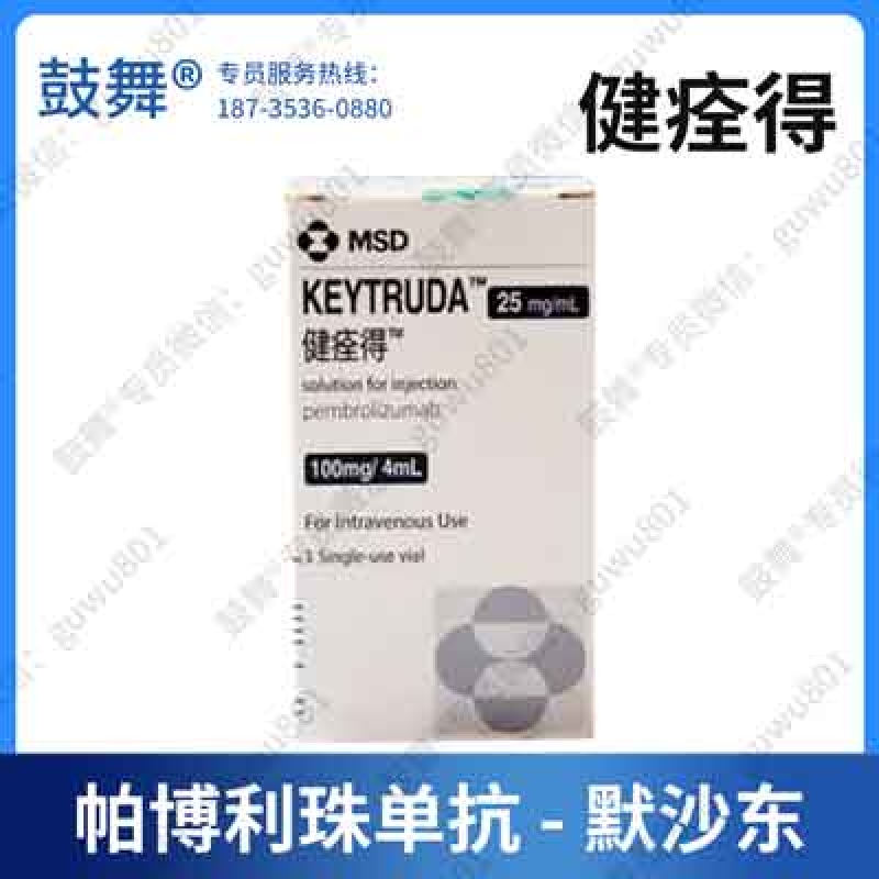 【原研-默沙东】帕博利珠单抗Pembrolizumab（可瑞达 Keytruda）K药