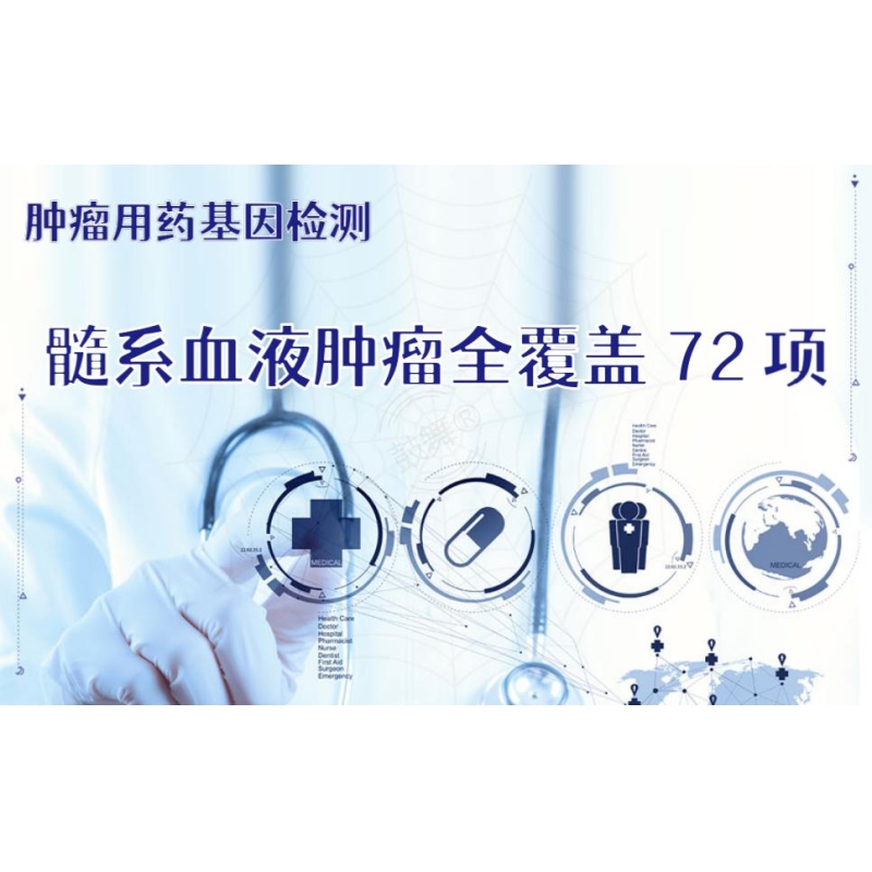 【肿瘤用药检测】髓系血液肿瘤全覆盖72项