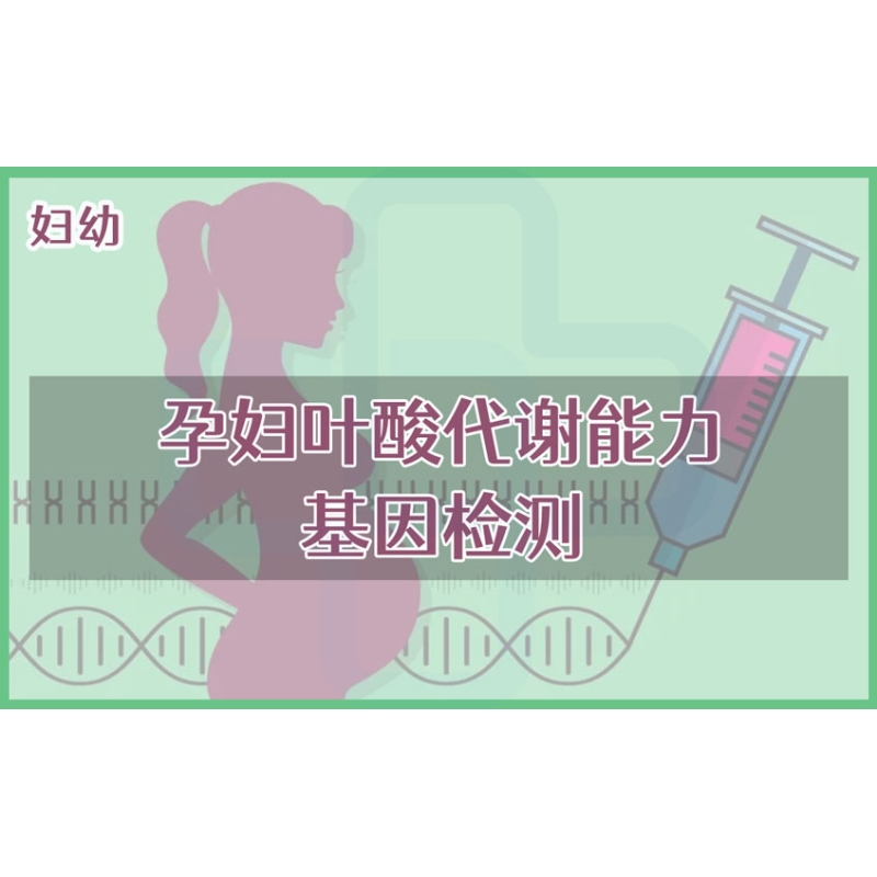 【妇幼】孕妇叶酸代谢能力基因检测