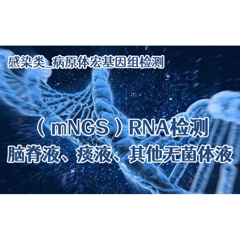【感染类_病原体宏基因组（mNGS）RNA检测】脑脊液、痰液、其他无菌体液