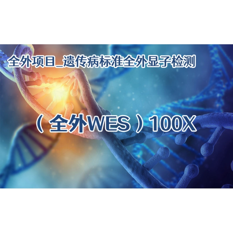 【全外项目】遗传病标准全外显子检测（全外WES)100X
