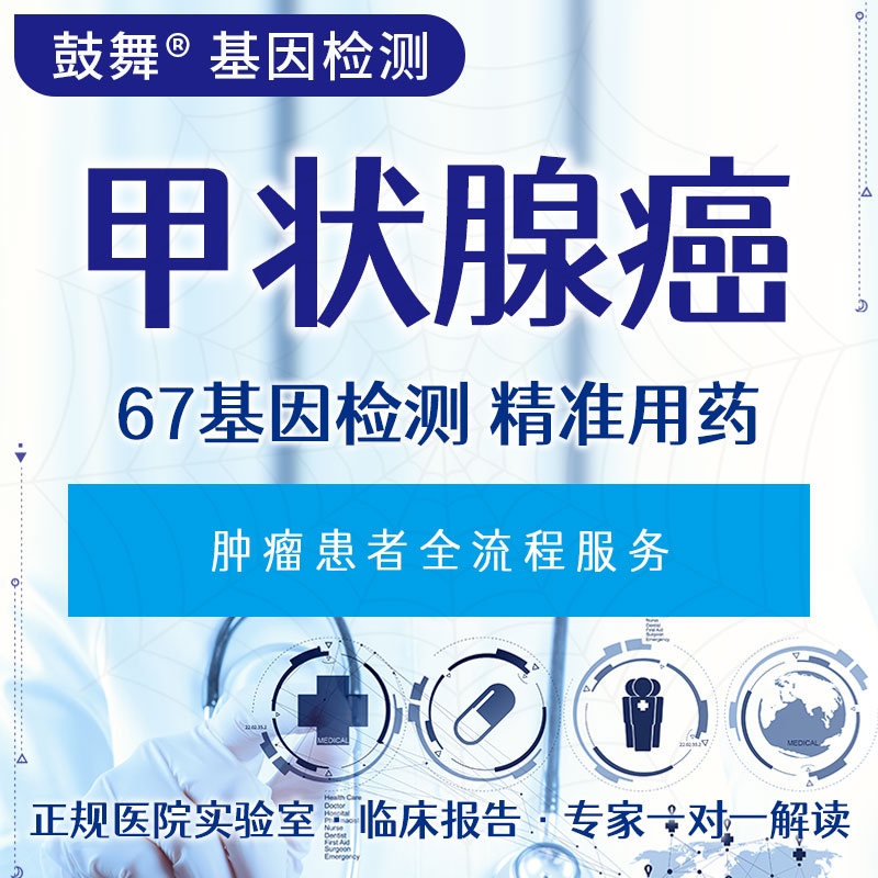 【肿瘤用药检测】甲状腺癌67基因检测（靶向+化疗+MSI/MMR）