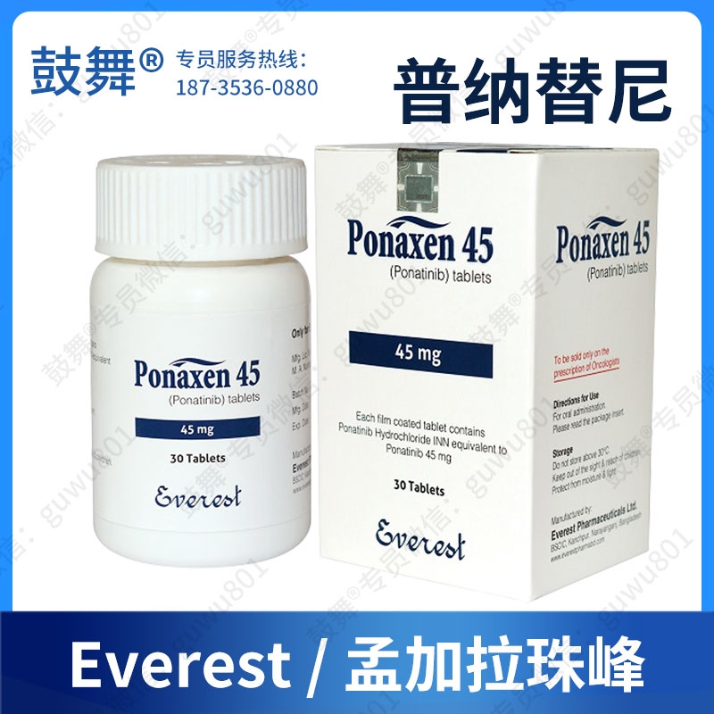 【孟加拉珠峰制药】普纳替尼/帕纳替尼Ponatinib（Ponaxen）