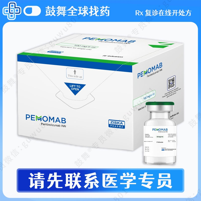帕博利珠单抗Pembrolizumab（Pemomab）K药（仅服务老患者）