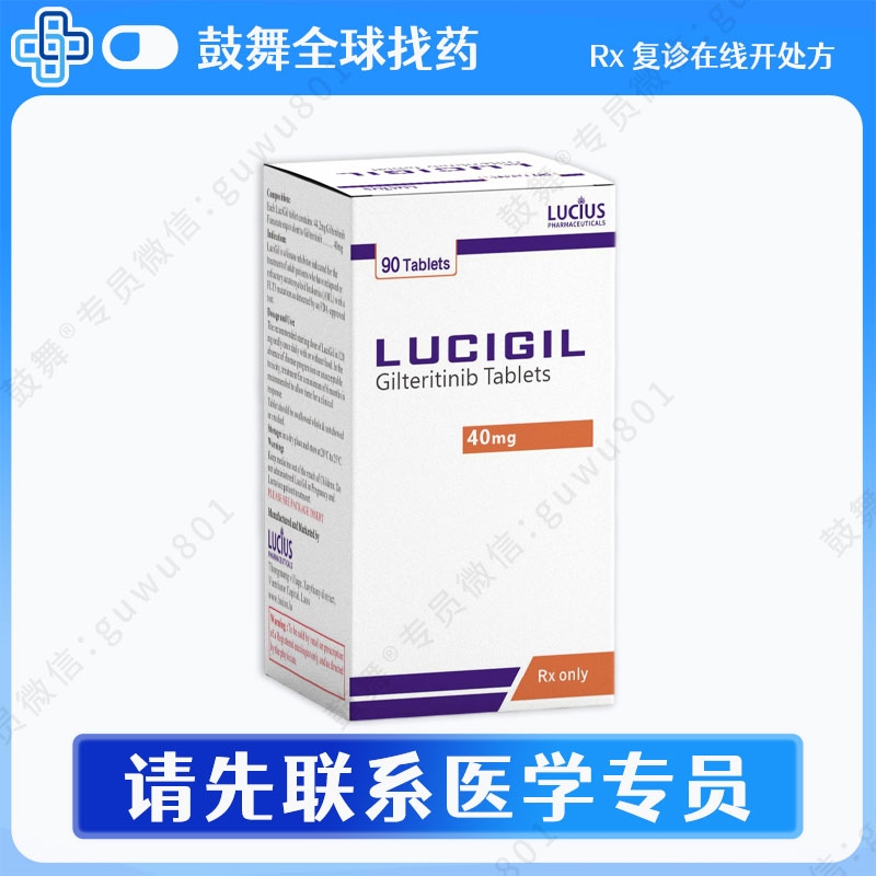 吉瑞替尼/吉列替尼Gilteritinib（LuciGil）40mg-90片