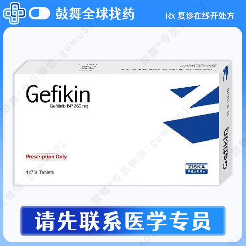 吉非替尼Gefitinib（Gefikin）250mg-28片