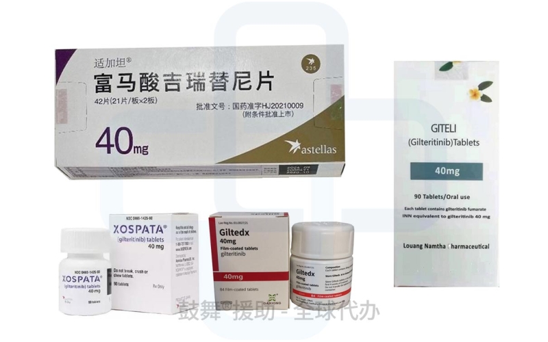 适加坦 gilteritinib 吉瑞替尼是什么药？仿制药&适应症有哪些？