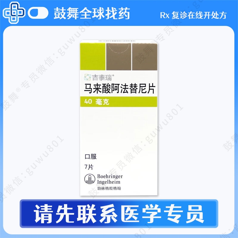 阿法替尼Afatinib（吉泰瑞 Gilotrif）中国 40mg-7片