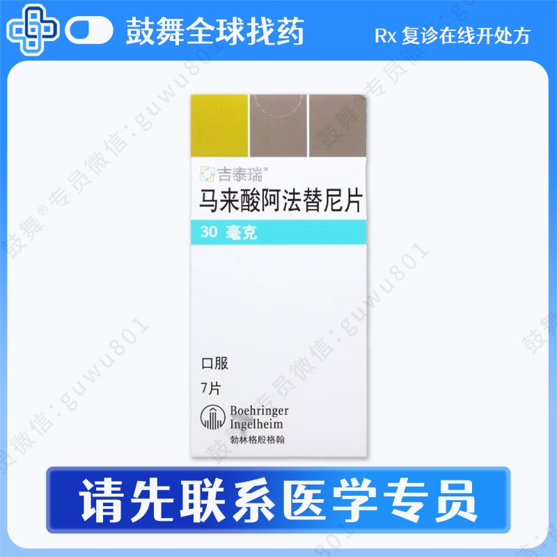 阿法替尼Afatinib（吉泰瑞 Gilotrif）中国 30mg-7片