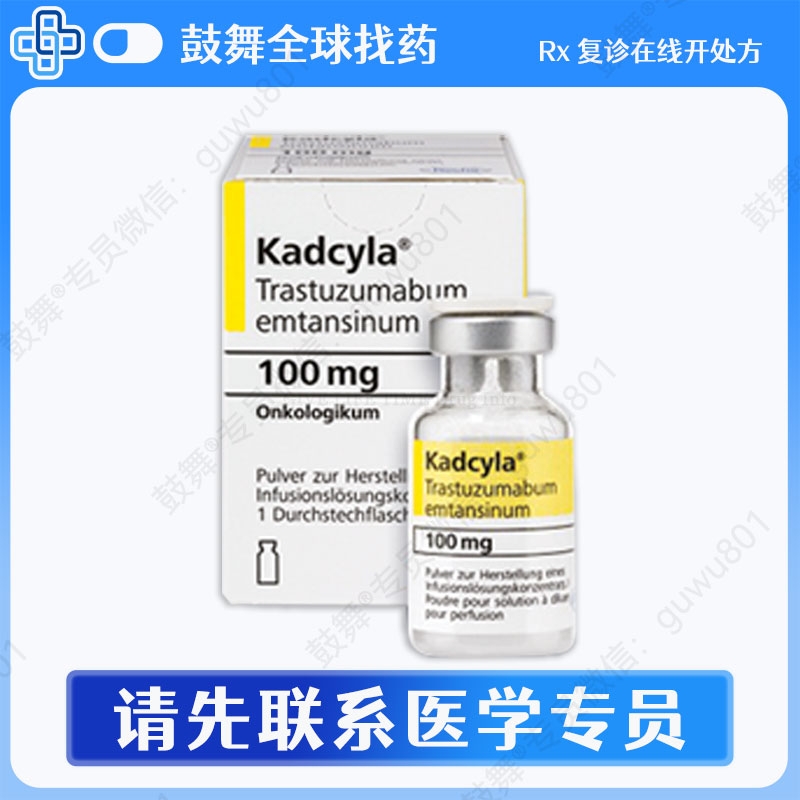 恩美曲妥珠单抗T-DM1（赫赛莱 Kadcyla）100mg 欧版