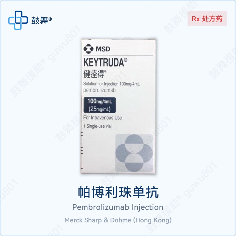 【全球服务】帕博利珠单抗Pembrolizumab（健痊得 Keytruda）中国香港 K药