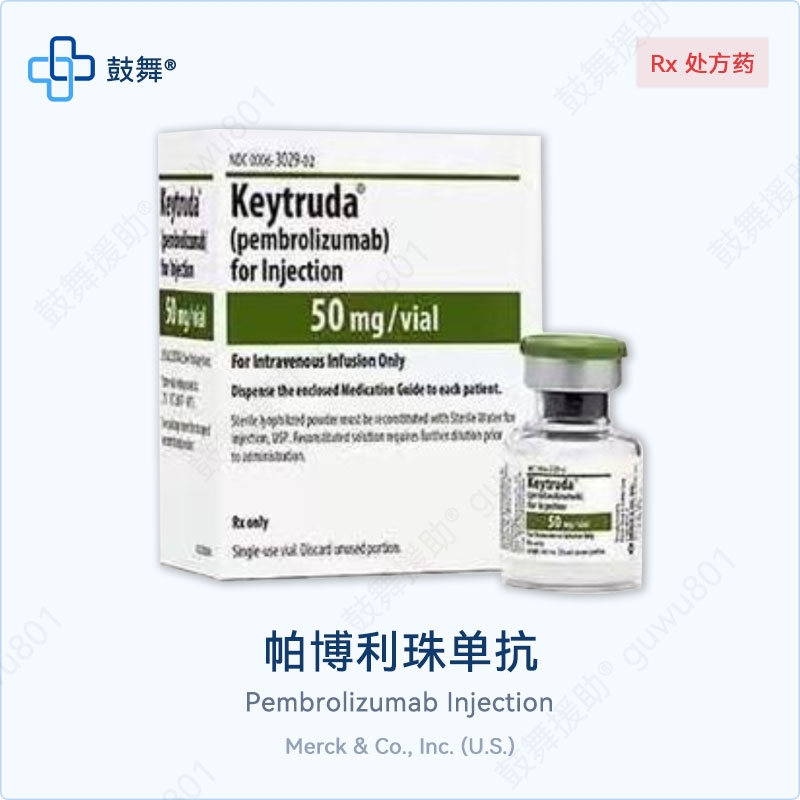 【全球服务】帕博利珠单抗Pembrolizumab（可瑞达 Keytruda）K药 50mg 冻干粉剂
